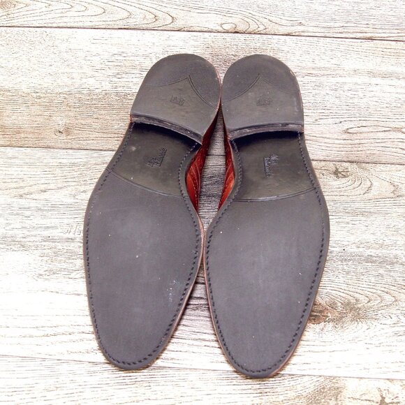 Allen Edmonds LOMBARD 10.5 D Walnut * add $15 Cedar Trees - Picture 3 of 13